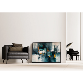 Tableau Abstrait – Fragments Urbains