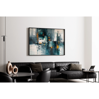 Tableau Abstrait – Fragments Urbains