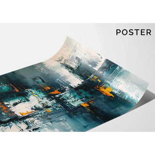 Tableau Abstrait – Fragments Urbains