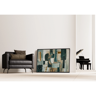 Tableau Abstrait – Équilibre Silencieux