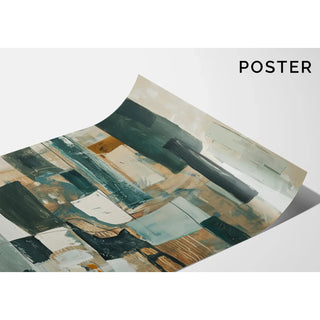 Tableau Abstrait – Équilibre Silencieux
