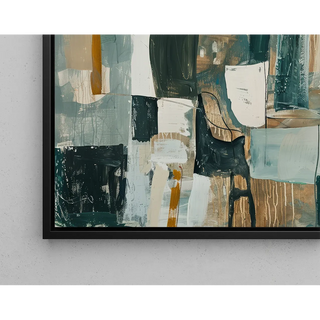 Tableau Abstrait – Équilibre Silencieux