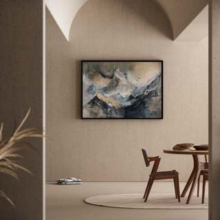 Tableau Abstrait – Élévation Minérale