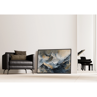 Tableau Abstrait – Élévation Minérale