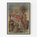 Plakat vintage Accréens & Accréennes - Etnograficzna dekoracja ścienna