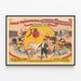 Plakat Cyrk Vintage Adam Forepaugh i Sells Brothers — oprawiony obraz na ścianie