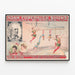 Plakat Wintage Adam Forepaugh Shows i Vaidis Twin Sisters — oprawiony obraz na ścianie