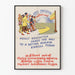 Plakat Vintage Edukacja Dorosłych - Plakat Dekoracja Ścienna Inspirująca