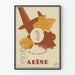 Plakat vintage Mal des Transports AEÏNE