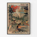 Plakat vintage Cannes, Grand Hôtel des Pins, w cienkiej ramie na jasnej ścianie.