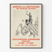 Plakat z wystawy vintage z kutego żelaza Rijksmuseum Amsterdam