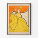 Plakat vintage 'Affichette pour Odette Dulac' w stylu secesyjnym