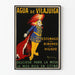Plakat vintage Agua de Vilajuiga do dekoracji ściennej