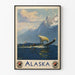 Plakat Vintage Alaska Northern Pacific North Coast Limited