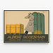Plakat vintage Albert Rosenhain Berlin Lipsk Str. 72-74 — oprawiony obraz na ścianie