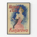 Plakat vintage Alcazar d'Été Kanjarowa - Dekoracja ścienna w stylu retro