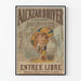 Plakat vintage Alcazar d'Hiver Le Joli Mexicain