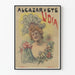 Vintage plakat letni Alcazar Lidia - Elegancka dekoracja ścienna
