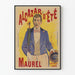 Plakat vintage Alcazar d'Été Maurel - Retro dekoracja ścienna