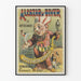 Plakat vintage Alcazar d'Hiver spektakl-koncert dekoracja ścienna