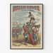 Plakat vintage Alcazar d'Hiver Fajerwerki i Bębny