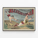 Plakat vintage Alcazar d'Hiver Les Frères Lions — oprawiony obraz na ścianie