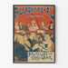 Dekoracyjny plakat vintage Alcazar Royal Bruxelles