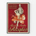 Plakat vintage Ricqlès z miętowym alkoholem