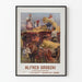 Plakat dekoracyjny vintage na ścianę - Alfred Grodzki Maszyny Rolnicze