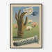 Plakat vintage Algésal Baume przeciwreumatyczny