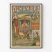 Plakat Retro Alhambra 50 Avenue de Clichy Przegląd Ostatni