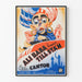 Plakat vintage Ali Baba dekoracja ścienna retro