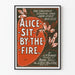 Plakat vintage Alice Sit By The Fire - Retro dekoracja ścienna