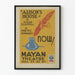 Plakat vintage 'Dom Alison' - Poetyczna dekoracja ścienna teatralna
