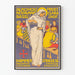 Plakat vintage restauracji bezalkoholowej Clara Hof w Bazylei