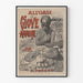 Plakat vintage All'Oasi di Giove Ammone podróż Włochy
