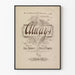 Plakat vintage Always z kwiatowym napisem