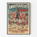 Plakat vintage Ambasadorzy Badaboum XIX Dekoracja ścienna