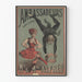 Plakat vintage Ambasadorzy Champs-Élysées Mr i Mme Alfred