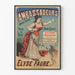 Plakat vintage Ambassadeurs Champs-Élysées autorstwa Elyse Faure