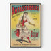 Plakat vintage Ambasadorzy Champs-Élysées z Melle Derly