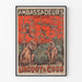 Plakat vintage Ambassadeurs Jacquot & Coco dekoracja ścienna małpy