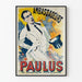 Plakat vintage Ambassadeurs Paulus popularny piosenkarz