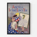 Plakat vintage America, Ireland Loves You – Patriotyczna dekoracja ścienna