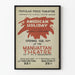 Plakat vintage Teatr Amerykańskie Święto Manhattan Theatre