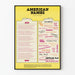 Plakat Poetyckie American Names autorstwa Stephena Vincenta Benéta - Vintage Dekoracja Ścienna