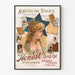Plakat vintage American Stars Tobacco do dekoracji ściennych