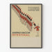 Plakat vintage Ampho-Vaccin na jelita, dekoracja ścienna