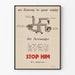 Plakat vintage Enemy in your midst - Retro dekoracja ścienna Artem Legrand