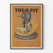Plakat vintage Opowieść o pszenicy - The Pit autorstwa Frank Norris